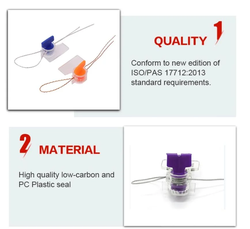 Customized High Security Utility Smart Twister Seal, Meter Electric Power Meter Wire Seals, Security Meter Seals